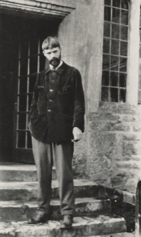 Portrét autora D. H. Lawrence