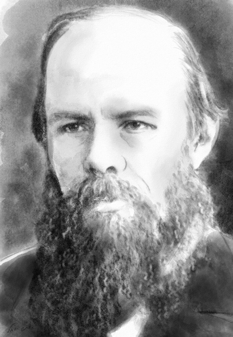 Portrét autora Fjodor Michajlovič Dostojevskij