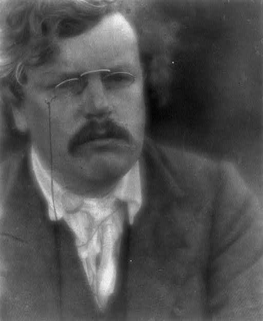 Portrét autora Gilbert Keith Chesterton