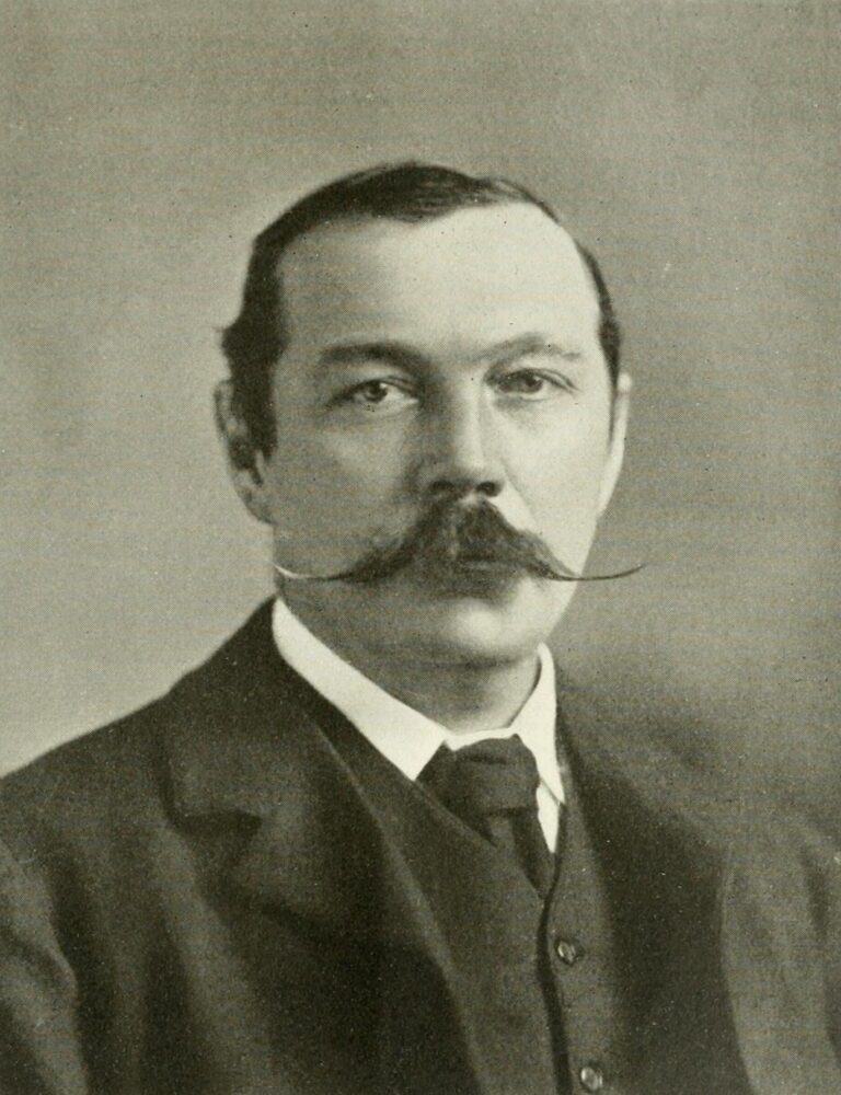 Portrét autora Arthur Conan Doyle