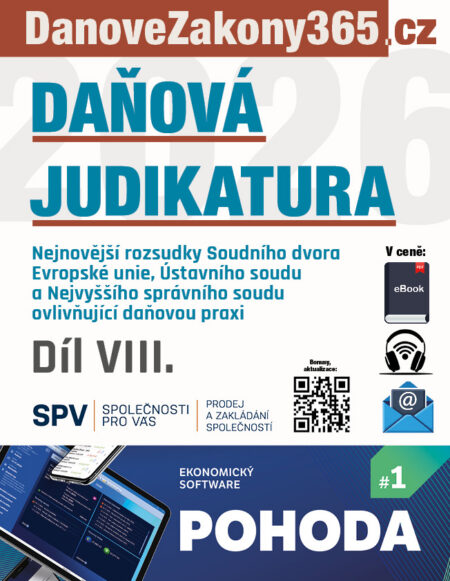 Daňová judikatura (VIII.)