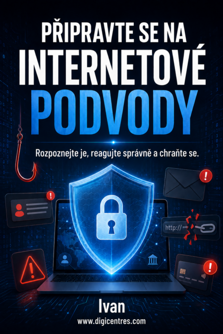 PŘIPRAVTE SE NA INTERNETOVÉ PODVODY. Rozpoznejte je, reagujte správně, a chraňte.